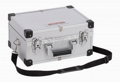 Obrázek produktu Hliníkový kufr prázdný 320x230x160mm stříbrný KREATOR KRT640106S 0