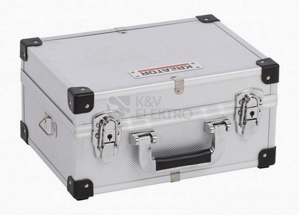 Obrázek produktu Hliníkový kufr prázdný 320x230x160mm stříbrný KREATOR KRT640106S 1