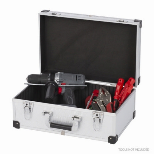 Hliníkový kufr prázdný 420x265x173mm stříbrný KREATOR KRT640260S