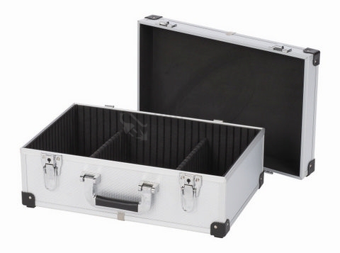 Obrázek produktu Hliníkový kufr prázdný 420x265x173mm stříbrný KREATOR KRT640260S 3