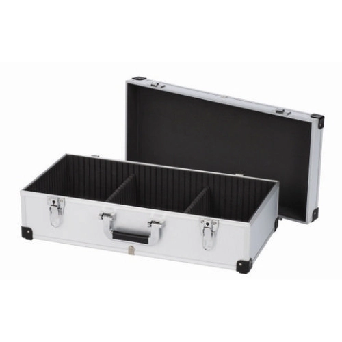 Hliníkový kufr prázdný 560x265x173mm stříbrný KREATOR KRT640280S (obrázek 4)