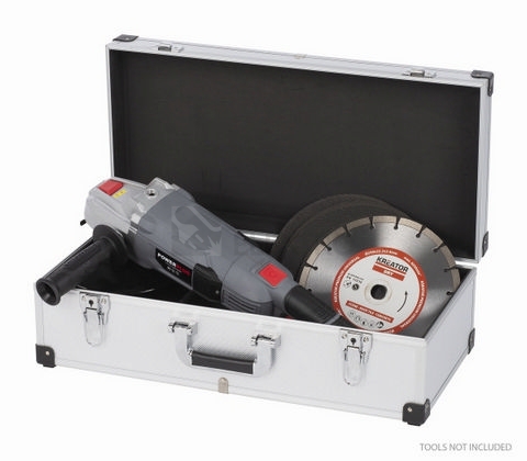 Obrázek produktu Hliníkový kufr prázdný 560x265x173mm stříbrný KREATOR KRT640280S 1