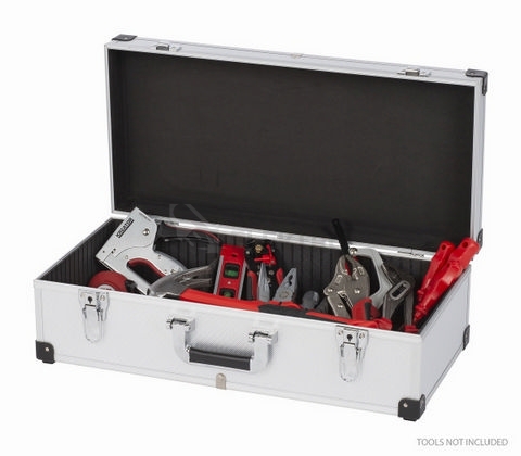 Obrázek produktu Hliníkový kufr prázdný 560x265x173mm stříbrný KREATOR KRT640280S 2