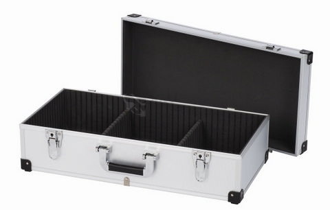 Obrázek produktu Hliníkový kufr prázdný 560x265x173mm stříbrný KREATOR KRT640280S 4