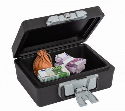 Přenosný trezor protipožární a voděodolný 390x335x160 KREATOR KRT692005 (obrázek 9)
