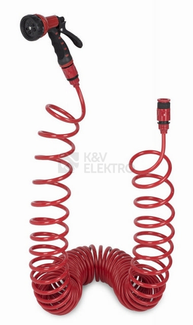 Obrázek produktu  Zahradní hadice spirálová Set 15m 3/8" KREATOR KRTGR6703 1