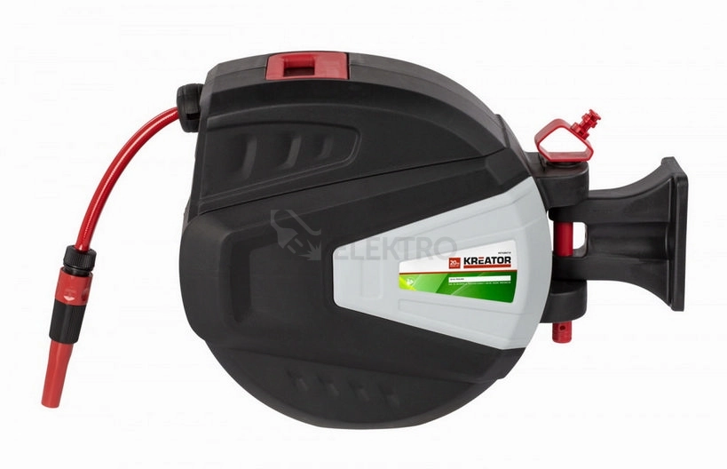 Obrázek produktu Samonavíjecí buben se zahradní hadicí 20m 1/2" KREATOR KRTGR6713 2
