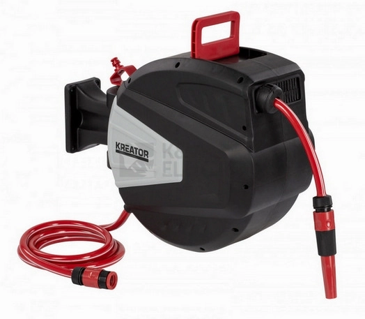 Obrázek produktu Samonavíjecí buben se zahradní hadicí 20m 1/2" KREATOR KRTGR6713 3