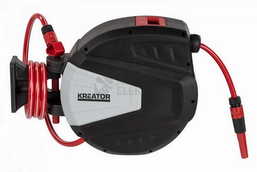 Obrázek produktu Samonavíjecí buben se zahradní hadicí 20m 1/2" KREATOR KRTGR6713 4