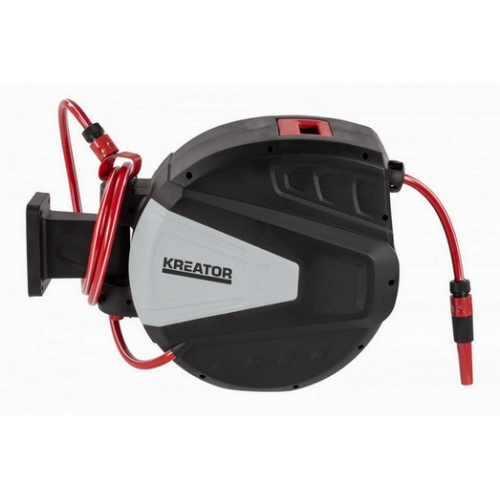 Samonavíjecí buben se zahradní hadicí 30m 1/2″ KREATOR KRTGR6717