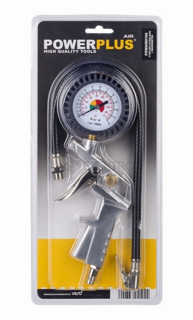 Obrázek produktu Hustící pistole s manometrem PowerPlus POWAIR0100 1