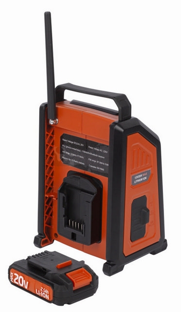Obrázek produktu Aku rádio 20V plus 220V (bez AKU) PowerPlus POWDP8060 3