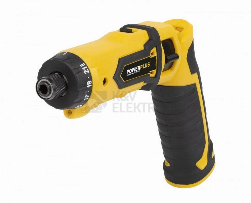 Obrázek produktu Aku šroubovák PowerPlus POWX00410 7,2V 1,3Ah včetně sady bitů 0