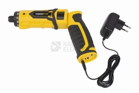 Obrázek produktu Aku šroubovák PowerPlus POWX00410 7,2V 1,3Ah včetně sady bitů 2