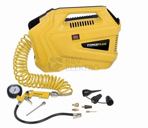 Obrázek produktu Kompresor 1100W bezolejový PowerPlus POWX1706 6