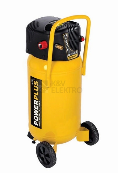 Obrázek produktu Kompresor 2HP 1500W 50L 10bar bezolejový PowerPlus POWX1750 0