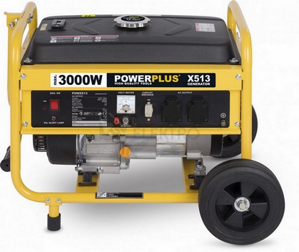 Obrázek produktu  Elektrocentrála benzínový generátor 3kW PowerPlus POWX513 4