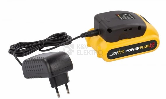 Obrázek produktu Aku vrtačka s příklepem PowerPlus POWXB10070 20V bezuhlíková 2x aku 1,5Ah + 362ks příslušenství 6