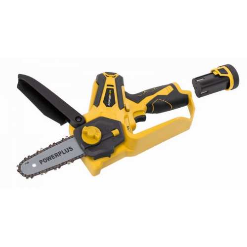 AKU jednoruční řetězová pila 100mm 12V 2x aku 2Ah PowerPlus POWXG1045
