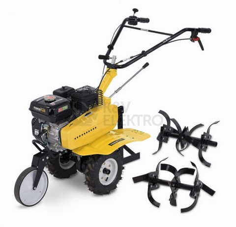 Obrázek produktu Benzinový kultivátor 208cc plus pluh PowerPlus POWXG7217 7