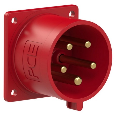 Přívodka vestavná PCE 625-6TT 32A/5P/400V IP44