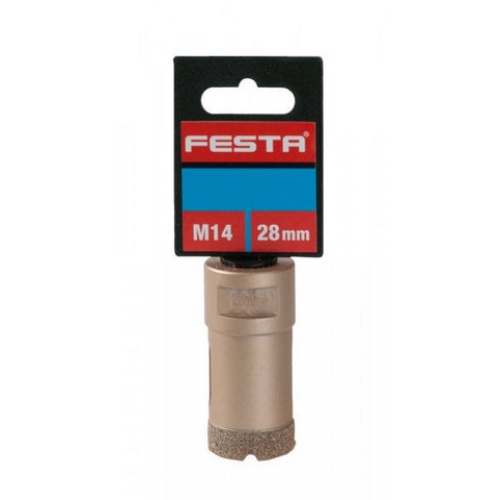 Korunka vykružovací FESTA diamantová 28mm M14 na obklady a dlažbu 24765