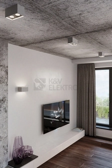 Obrázek produktu Stropní svítidlo SOLLUX Quad maxi GU10 2x40W bez zdroje SL.0382 šedá 7