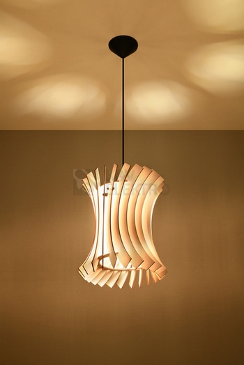 Obrázek produktu Lustr SOLLUX Oriana E27 1x60W bez zdroje SL.0642 přírodní dřevo 2