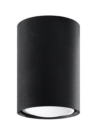 Stropní svítidlo SOLLUX Lagos 10cm GU10 1x40W bez zdroje SL.1000 černá