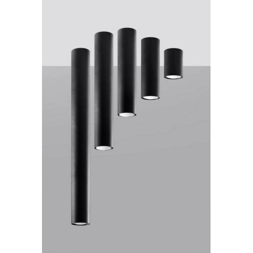 Stropní svítidlo SOLLUX Lagos 10cm GU10 1x40W bez zdroje SL.1000 černá (obrázek 7)