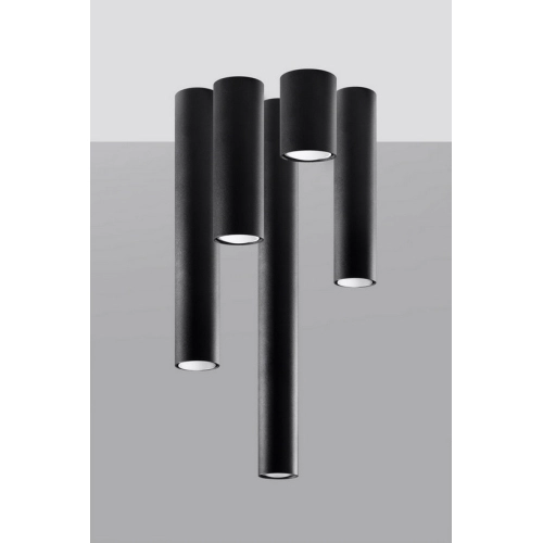 Stropní svítidlo SOLLUX Lagos 10cm GU10 1x40W bez zdroje SL.1000 černá (obrázek 3)