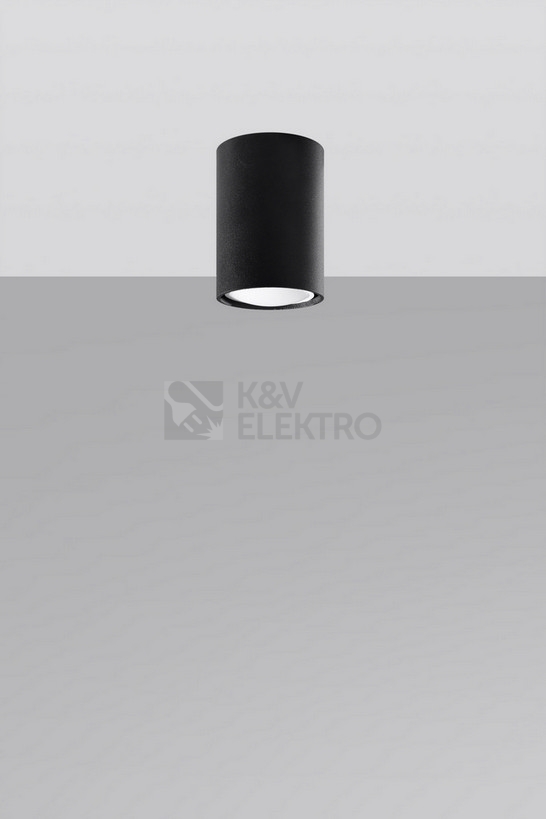 Obrázek produktu  Stropní svítidlo SOLLUX Lagos 10cm GU10 1x40W bez zdroje SL.1000 černá 2