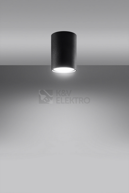 Obrázek produktu  Stropní svítidlo SOLLUX Lagos 10cm GU10 1x40W bez zdroje SL.1000 černá 3