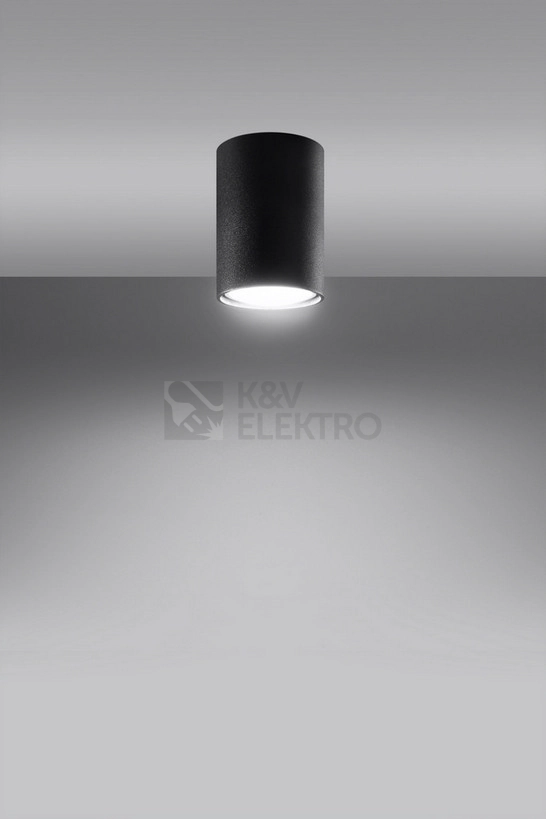 Obrázek produktu Stropní svítidlo SOLLUX Lagos 10cm GU10 1x40W bez zdroje SL.1000 černá 3