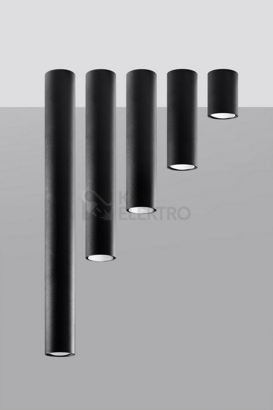 Obrázek produktu  Stropní svítidlo SOLLUX Lagos 10cm GU10 1x40W bez zdroje SL.1000 černá 4