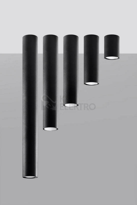 Obrázek produktu Stropní svítidlo SOLLUX Lagos 10cm GU10 1x40W bez zdroje SL.1000 černá 4