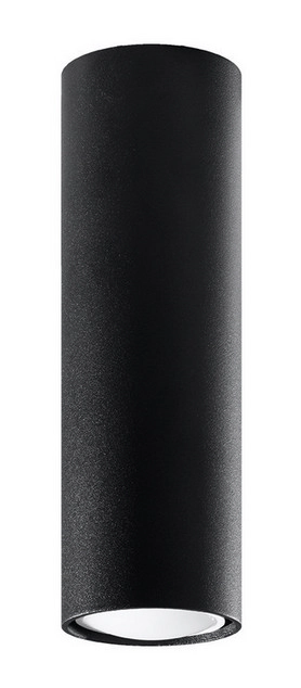 Stropní svítidlo SOLLUX Lagos 20cm GU10 1x40W bez zdroje SL.1001 černá