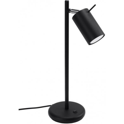 Levně Stolní lampa SOLLUX Ring GU10 1x40W bez zdroje SL.1090 černá