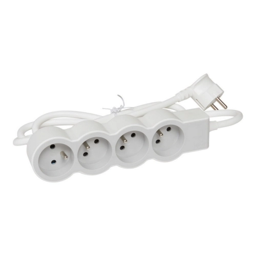 Prodlužovací kabel 1,5m 4zásuvky Legrand 49476 bílá/světle šedá (obrázek 4)