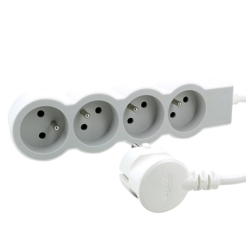 Prodlužovací kabel 1,5m 4zásuvky Legrand 49476 bílá/světle šedá (obrázek 5)
