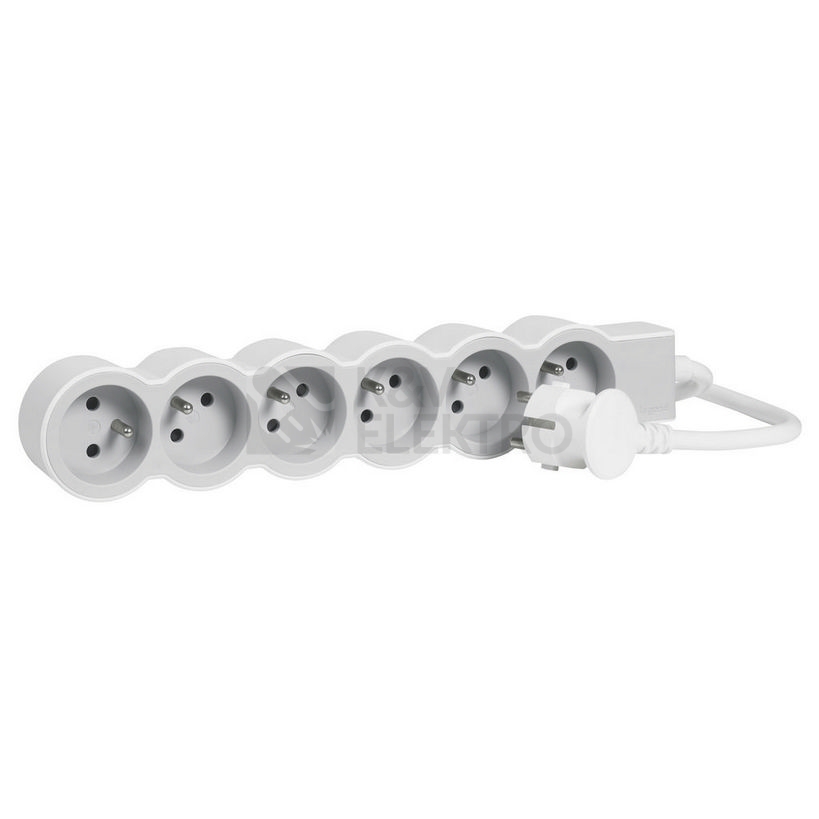Obrázek produktu Prodlužovací kabel 1,5m 6zásuvek Legrand 49485 bílá/světle šedá 3