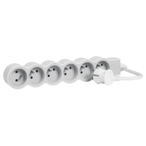 Prodlužovací kabel 3m 6zásuvek Legrand 49494 bílá/světle šedá (obrázek 4)