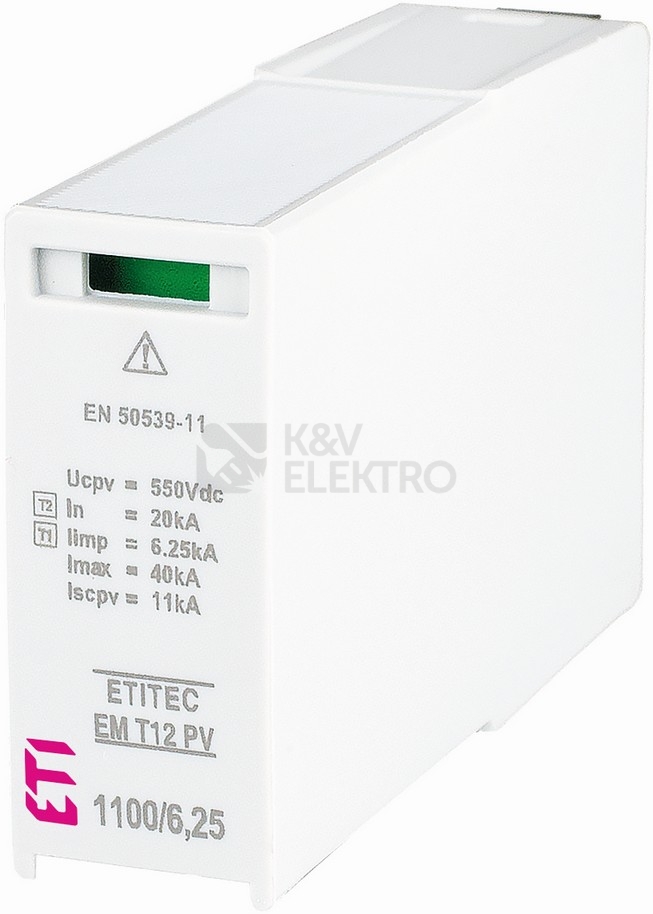 Obrázek produktu NAHRADNI MODUL MOD. EM T12 PV 550/6,25 0