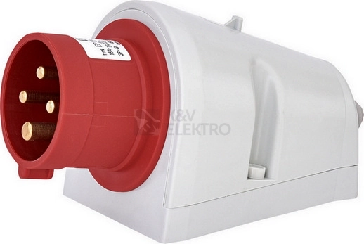 Obrázek produktu Přívodka nástěnná ETI EP 1643 16A/400V/4p IP44 004482059 0