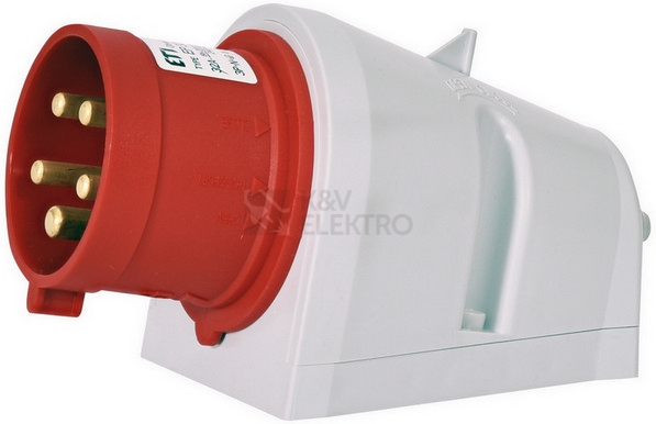 Obrázek produktu Přívodka nástěnná ETI EP 3253 32A/400V/5P IP44 004482063 0