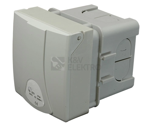 Obrázek produktu Zásuvka zapuštěná ETI EZB 1653 16A/400V/5P IP44 004482099 0