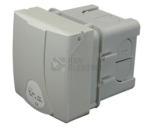 Obrázek produktu Zásuvka zapuštěná ETI EZB 3253 32A/400V/5P IP44 004482101 0