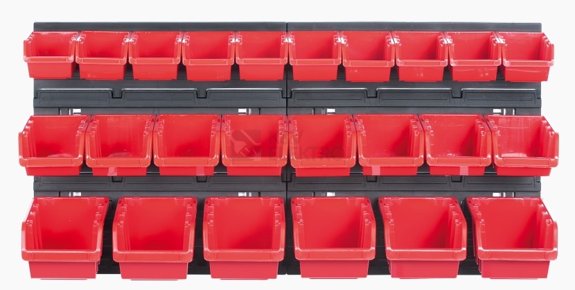 Obrázek produktu Závěsný panel s 24 boxy na nářadí KISTENBERG ORDERLINE 800x165x400mm KOR2-S411/3020 0