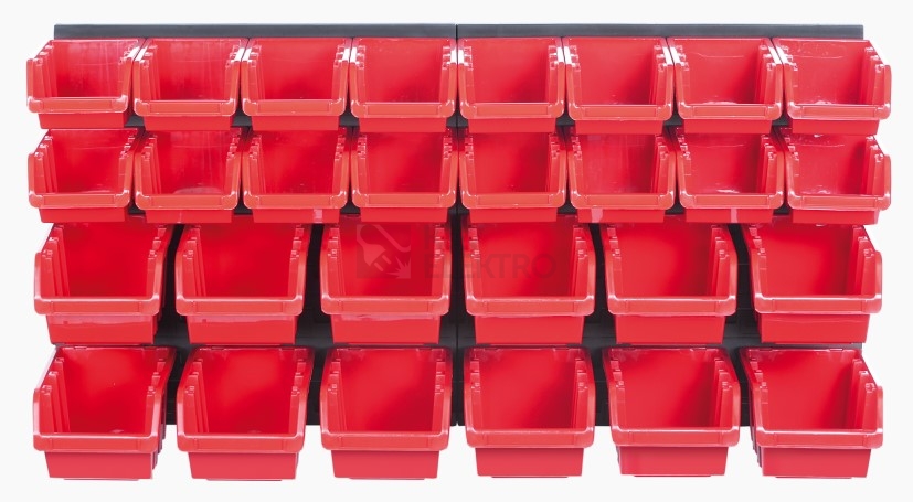 Obrázek produktu Závěsný panel s 28 boxy na nářadí KISTENBERG ORDERLINE 800x165x400mm KOR1-S411/3020 0