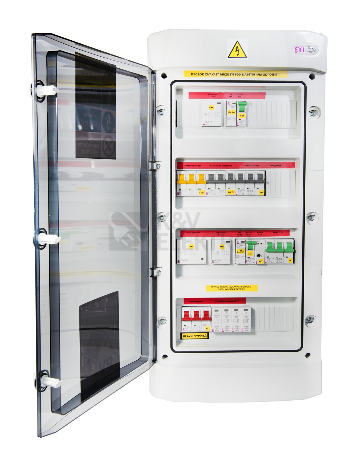 Obrázek produktu  Rozvaděč pro přepínání záložního okruhu ETI RPO-H32-SM 001105451 3